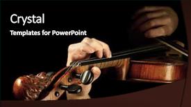  Presentation with black chalkboard vintage blackboard isolated - PPT layouts having folk music - musician playing violin isolated background and a black colored foreground