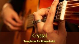  Presentation with music studio - PPT theme having folk music - really great shot capturing detail background and a tawny brown colored foreground