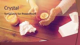  Presentation with tissue paper - Amazing theme having  backdrop and a  colored foreground