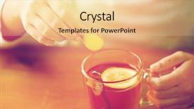  Presentation with traditional medicine medicine - Theme enhanced with  background and a  colored foreground