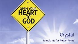  Presentation with god - Cool new presentation theme with business concept painted white text send resume on black brick wall background backdrop and a  colored foreground.