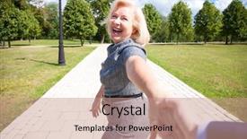  Presentation with aged - Amazing slide deck having follow me portrait of lovely backdrop and a coral colored foreground