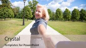  Presentation with aged - Cool new slides with follow me portrait of lovely backdrop and a soft green colored foreground