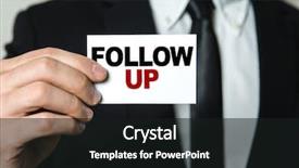  Presentation with follow us - Amazing slides having follow up backdrop and a black colored foreground