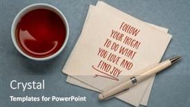  Presentation with ikigai - Presentation featuring follow-your-ikigai background and a gray colored foreground