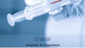  Presentation with gene therapy - PPT theme with fomivirsen-personalized-gene-therapy-syringe background and a  colored foreground