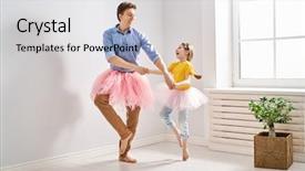  Presentation with kid s happy fathers day - PPT theme with fond - happy father's day dad background and a light gray colored foreground