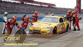  Presentation with auto - PPT theme with fontana-ca-feb-21-clint background and a coral colored foreground