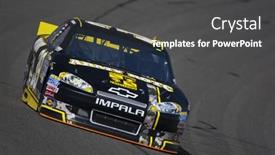  Presentation with race car - Beautiful theme featuring fontana-ca-march-23-ryan backdrop and a dark gray colored foreground