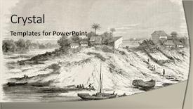  Presentation with village - Amazing slide deck having boa village old view brazil backdrop and a soft green colored foreground