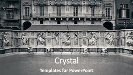  Presentation with medieval - Slide set having fonte gaia in old medieval background and a gray colored foreground