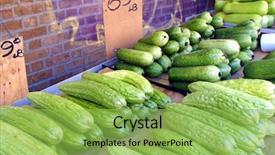  Presentation with bitter - Amazing slides having foo - chinese vegetable stand - bitter backdrop and a yellow colored foreground