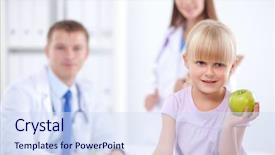  Presentation with child medicine - Amazing PPT layouts having emergenvy food - child and medicine concept backdrop and a sky blue colored foreground