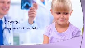  Presentation with child medicine - PPT layouts having emergenvy food - child and medicine concept background and a sky blue colored foreground