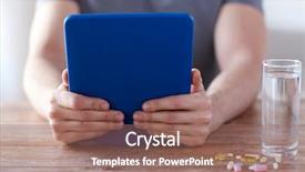  Presentation with food additives - Beautiful slides featuring food additives - medicine technology nutritional supplements backdrop and a coral colored foreground