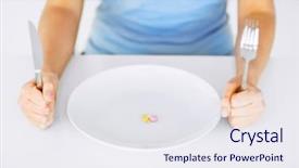  Presentation with food sport - Slide set having food additives - sport healthcare and diet concept background and a sky blue colored foreground