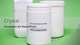  Presentation with food supplements - Presentation enhanced with food-additives-nutritional-supplements-microelements background and a light gray colored foreground