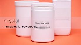  Presentation with food supplements - Presentation theme with food-additives-nutritional-supplements-microelements background and a lemonade colored foreground