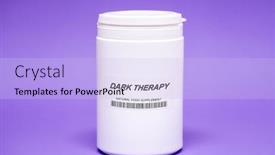  Presentation with food additives - Presentation design with food-additives-nutritional-supplements-microelements background and a light blue colored foreground