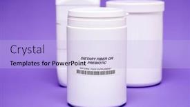  Presentation with food additives - PPT theme with food-additives-nutritional-supplements-microelements background and a light blue colored foreground