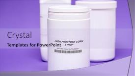  Presentation with food supplements - Presentation theme having food-additives-nutritional-supplements-microelements background and a light blue colored foreground