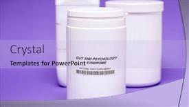  Presentation with food supplements - PPT theme with food-additives-nutritional-supplements-microelements background and a light blue colored foreground