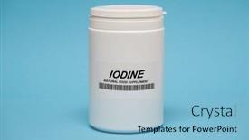  Presentation with food additives - Presentation design with food-additives-nutritional-supplements-microelements background and a light blue colored foreground