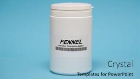  Presentation with food supplements - PPT theme enhanced with food-additives-nutritional-supplements-microelements background and a light blue colored foreground