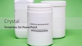  Presentation with food supplements - PPT theme featuring food-additives-nutritional-supplements-microelements background and a light gray colored foreground