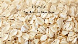  Presentation with healthy eating - Presentation theme consisting of food-agriculture-cereals-and-healthy background and a  colored foreground