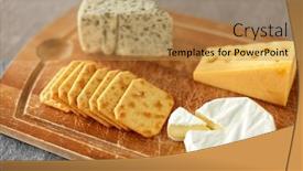  Presentation with salty - Theme having food-and-eating-concept-different background and a gold colored foreground