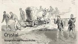  Presentation with soldiers - Amazing slide set having food and supplies soldiers doing backdrop and a  colored foreground