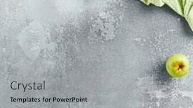  Presentation with textile - Presentation design consisting of food-background-with-textile background and a light gray colored foreground