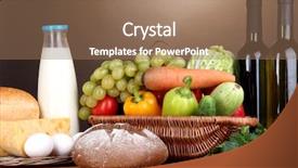  Presentation with wicker - Beautiful presentation featuring food balance - composition with vegetables in wicker backdrop and a coral colored foreground