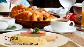  Presentation with served - Colorful theme enhanced with food beverage - delicious omelette with vegetables served backdrop and a yellow colored foreground