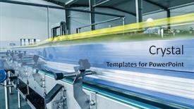  Presentation with china - Presentation theme consisting of food beverage - drinks production plant in china background and a light blue colored foreground