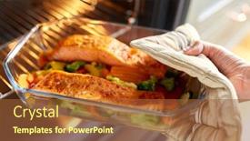  Presentation with fish people - Audience pleasing PPT layouts consisting of food-cooking-culinary-and-people backdrop and a tawny brown colored foreground