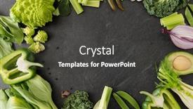  Presentation with culinary - Slide deck enhanced with food-culinary-and-healthy-eating background and a dark gray colored foreground