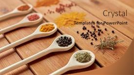  Presentation with culinary - Cool new theme with food-culinary-and-unhealthy-eating backdrop and a yellow colored foreground