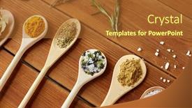  Presentation with salt food - Cool new theme with food-culinary-and-unhealthy-eating backdrop and a red colored foreground