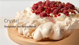  Presentation with baking cake - Amazing slide set having food-culinary-baking-and-cooking backdrop and a lemonade colored foreground