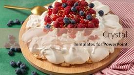  Presentation with baking cake - Amazing presentation having food-culinary-baking-and-cooking backdrop and a coral colored foreground