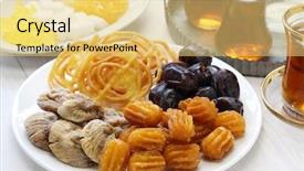  Presentation with dry fruits - Cool new presentation theme with yoghourt - iranian tea and sweets zoolbia backdrop and a yellow colored foreground