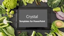  Presentation with green screen - Cool new PPT layouts with food-diet-and-healthy-eating backdrop and a dark gray colored foreground