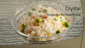  Presentation with food dimsum - Cool new presentation with food dimsum - rice bowl backdrop and a coral colored foreground