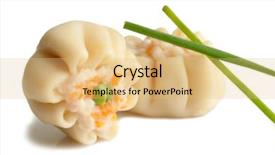  Presentation with dim sum - Audience pleasing presentation theme consisting of image of male pilot with airplane flying around him backdrop and a mint green colored foreground