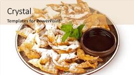  Presentation with powdered - PPT theme having  background and a  colored foreground