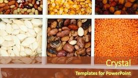  Presentation with distribution - Cool new slide deck with landscape consisting of the elevator in mountains on the foreground and carpathians mountains with green meadows and fir-trees and sky on the background backdrop and a sky blue colored foreground