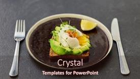  Presentation with avocado - Presentation with food-eating-and-breakfast-concept background and a wine colored foreground