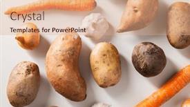  Presentation with culinary - PPT theme with food-eating-and-culinary-concept background and a  colored foreground